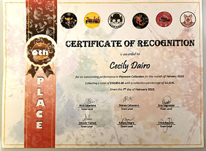 Top Collector Awardee