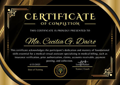Medical Billing Training Certificate